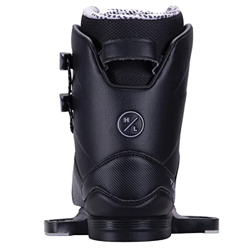 Hyperlite Team X Mens Wakeboard Bindings Black/Grey (11-12)