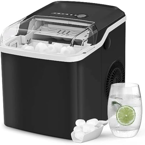 TEDILUVI Ice Makers Countertop Portable Small Machine with Self-Cleaning 9 Cubes Ready in 7 Mins