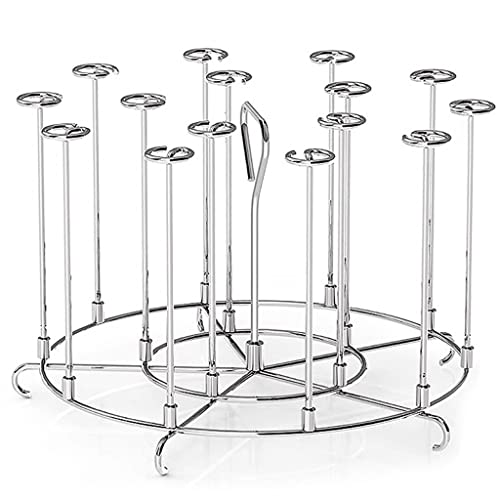 HIONJIN Kitchen Air Fryer Rack Accessories BBQ Grill Tray Basket Stand Roasting Meat Food Holder Tool