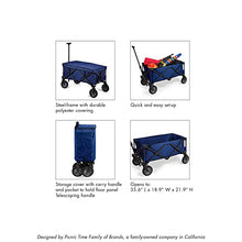 PICNIC TIME NCAA Cal Bears Adventure Wagon Folding Wagon - Wagon Cart - Sport Utility Wagon - Beach Wagon Collapsible, (Dark Gray)