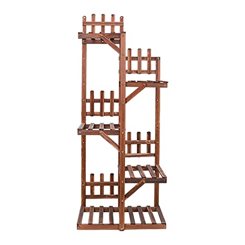 iumLeap Flower Stand 5 Tier Indoor Plant Stand Flower Pot Rack Multiple Holder Vertical Shelf Planter Display Shelving Unit for Patio Garden Corner Plant Stand