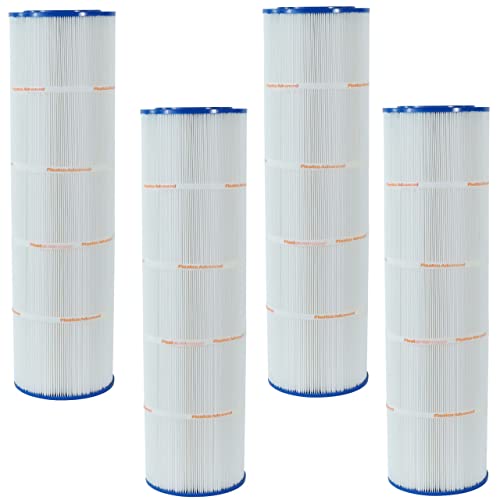 Pleatco Filtration PA106-PAK4-EC Pool Filter Cartridge Replacement for Unicel: C-7488-4, Filbur: FC-6430, OEM Part Numbers: CX880XREPAK4