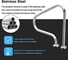 Pool Handrail Handle Grab Rails Swimming Stainless Steel Pool Hand Rail for Inground Swimming Pools | 31.5"x31.5" Swimming Pool Railing with Quick Mount Base