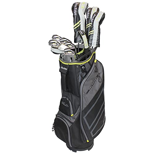 Tour Edge HL3 to-Go Mens Complete Golf Set Senior-Graphite-RH Black/Grey/Green