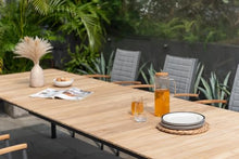 Amazonia Patio Plota 9-Piece Dining Set Certified Teak Black