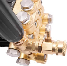 13 Horizontal Shaft Pump,4000 Psi,15 Lmin,Brass Head,Unloader Valve,Fits 1-Inch Shaft Gas Engines