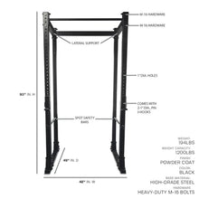 TG TRU GRIT Fitness Flat Foot Dynamic Rack Black