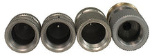 Aqua Mole 4pc Sewer Squad Deluxe Jetter Nozzle Kit 3/8in. NPT 3000 PSI 9.0 Orifice Thruster Flusher Degreaser & Roto Spinner