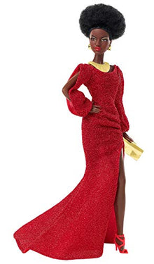 Barbie Signature 40th Anniversary First Black Doll Red Gown with Accessories