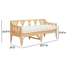 Tov Furniture Jayla Natural Rattan Bench Natural