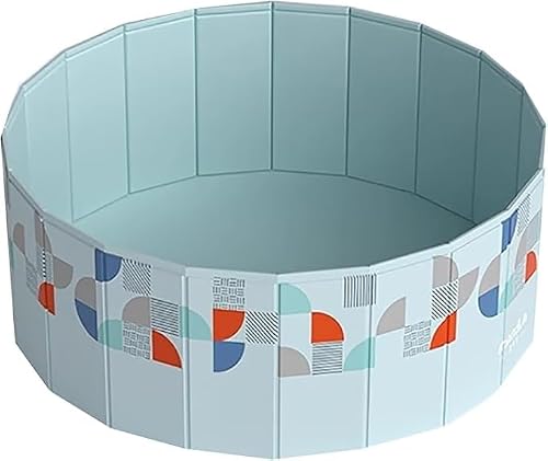 MQELHKCYSGX Ground Swimming Pool, Folding, Family Large Portable, with Hard Plastic casing, Easy to Assemble (Size: 1.6 Meters / 5.24 feet)