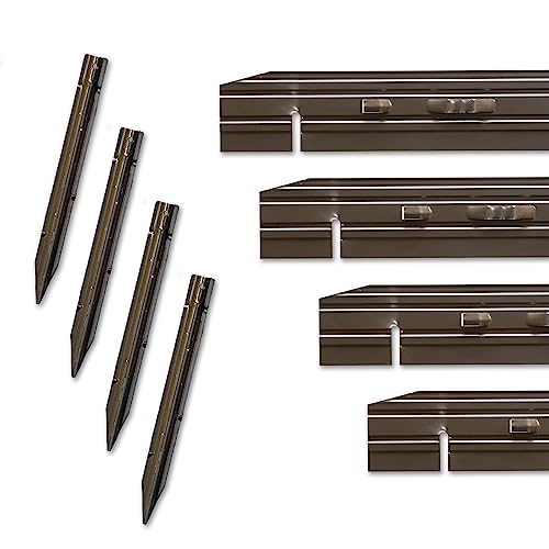 Cleanline Aluminum Edging 3/16"x4"x8' Bronze DuraFlex (120 Feet per Box)
