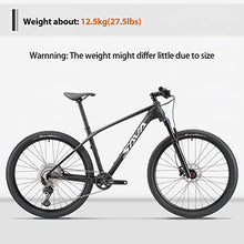 SAVADECK Carbon Fiber Mountain Bike DEORE 12-Speed Glossy Black