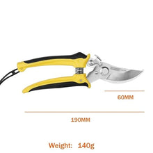 MVNOIRE Garden Scissors Hand Tools Cutter Pruner Shears For Yard Seedlings Orchard Pruning Branches Flowers