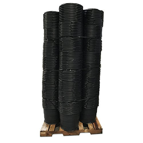 Viagrow 15 Gallon Round Nursery Trade Pots 480 Pack Black