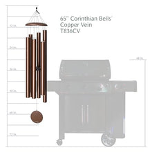 Corinthian Bells by Wind River - 65 inch Copper Vein Wind Chime for Patio, Backyard, Garden, and Outdoor Decor (Aluminum Chime) Made in The USA