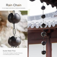 YUSIWOAL Petal Rainwater Collector Chain/Rainwater Diverter/Rain Gutter Chain, Home Roof Downpipe(300cm (118 1/8)