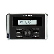KICKER Marine Gauge-Style Source & 6.5" Speakers Bundle