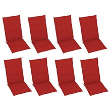 KDACVBMG Patio Reclining Chairs with Cushions 8 pcs Gray Acacia Wood