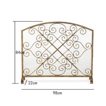 Fireplace Screen Creative European Style Fireplace Screen Iron Fireplace Frame Railings Fireplace Tree Pattern Fireplace Fence Protection Fireplace Screen