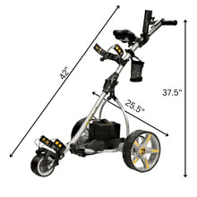 BAT-CADDY ELECTRIC GOLF CADDY BATCADDY X3R Advanced Lithium 36-Hole Golf Push Cart Phantom Black