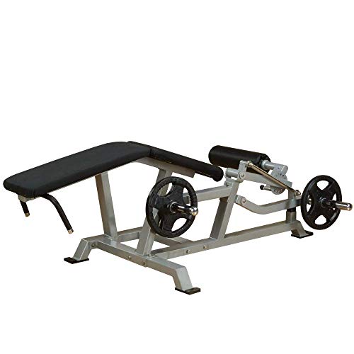 Body-Solid Leverage Leg Curl Black