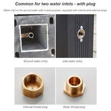 Stainless Steel 304 Garden Water Column FreeStanding Outdoor Water Fountain Vertical Design with Freeze Crack Protection Durable Tap for Garden Use, A-Height 86cm*Diameter 5cm