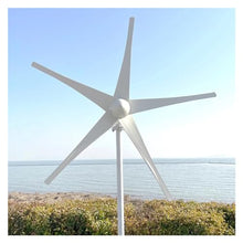 VGVGV Wind Turbine Generator Kit, Home Farm 15KW 12V 24V 48V Horizontal Axis Wind Energy Turbine Generator 3/5 Blades Wind Power Fan Windmill Three-Phase AC(3B,48V_15KW)