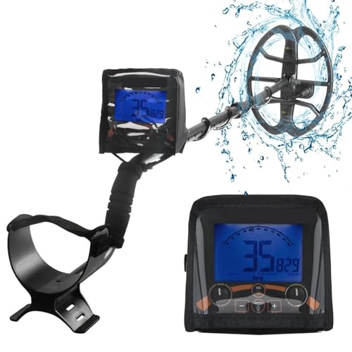 FENOKD Metal Detector, Metal Detector Professional Underground Depth Gold Treasure Handheld High Frequency Detecting for Beginners