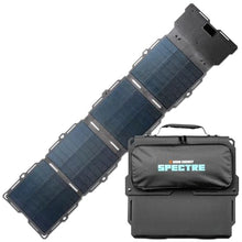 Dark Energy Spectre Folding 56W Solar Panel | USB-C and USB-C Output for Charging | Ultra-Durable, IPX7 Waterproof, Chainable Design, Off the Grid Solar Powerhouse