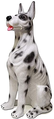 Dog Statue Outdoor Sculpture Resin Lawn Ornaments Decor - Best Indoor Outdoor Figurines for Patio Yard and House,