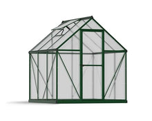 Palram - Canopia Mythos 6' x 6' Polycarbonate Aluminum Greenhouse, Green