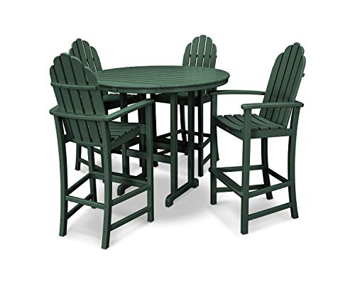 Trex Outdoor Furniture™ Cape Cod 5-Piece Round Bar Set in Rainforest Canopy