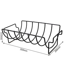NRFJFOP Non-Stick Grilled Ribs Barbecue Grill Steak Rack Bracket Suitable for Home Outdoor Camping