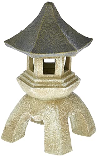 Design Toscano Asian Decor Pagoda Lantern Statue Giant Two-tone Stone