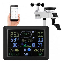 Rain Gauge Outdoor, Solar Power Wireless Weather Station 0310