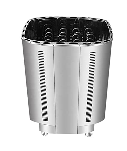 Sauna Steam Generator Stainless Steel Sauna Heater Stove Sauna Heater with External Controller Sauna Room Heating Equipment Double-Layer Thermal Insulation Protection Sauna Accessories (Saw)