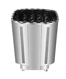 Sauna Steam Generator Stainless Steel Sauna Heater Stove Sauna Heater with External Controller Sauna Room Heating Equipment Double-Layer Thermal Insulation Protection Sauna Accessories (Saw)