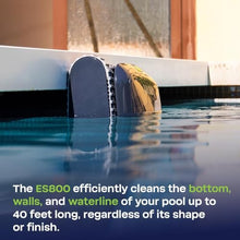BWT ES800 Corded Pool Robot - Automatic Robotic Pool Cleaner with App Control, 4000 GPH Suction, Smart Gyroscopic Navigation, Wall & Waterline Scrubbing for Pools up to 49 Ft