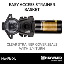 Hayward MaxFlo LX Pool Pump for In-Ground Pools, Single Speed 1HP Pump
