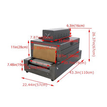 BREVELTION 220V Automatic Shrink Tunnel Packaging Machine 5.5KW