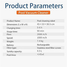 VEraiz Cordless Robotic Pool Cleaner Automatic Vacuum
