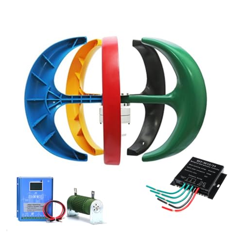 48v,HYZHANHONG Low Noise 12000W Wind Turbine Generator, Reliable And Durable Performance Portable Vertical Wind Power Turbine Generator Kit with Charge Controller
