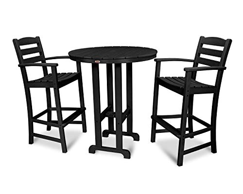Polywood La Casa Café Bar Set Black