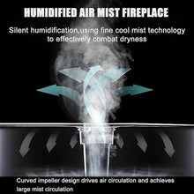 Pro Designer Atomized Flame Fireplace: Cinema-Grade 3D Fire Effect, 9 Colour Ambience, Ultrasonic Humidifier W/Auto Refill - Touch, Remote & App Control Water Vapor Fireplace 50cm/20in