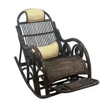 Rattan Garden Chair, Ergonomically Designed, Comfortable Durable Retractable Footrest, Suitable for Living Room Bedroom Balcony Garden(Brown,125 * 100 * 63cm)