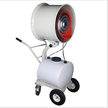 Pealihuy Outdoor Misting Fan, Cooling, Misting, Dusting, Humidifying Cooling Fans 90° Oscillation Function with Wheels Ideal for Commercial Venues Factory Workshop 350W