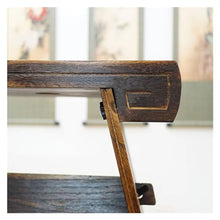 HASMI Living Room Table Old Style Low Table Chinese Style Bench, Tea Table Balcony Windowsill Cocktail Table Wooden Furniture Outdoor Side Table (Size : Natural Color)