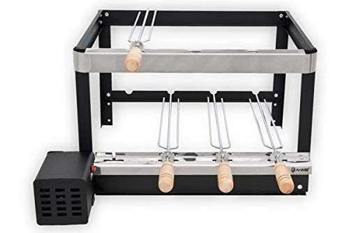 Brazilian BBQ Rotisserie Grill 4 Skewers