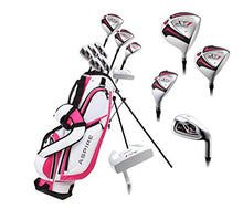 Aspire Ladies Womens Golf Clubs Set Cherry Pink Petite Size